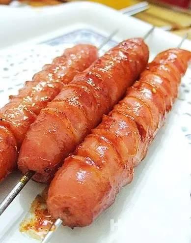 网红瓜妈吃火腿